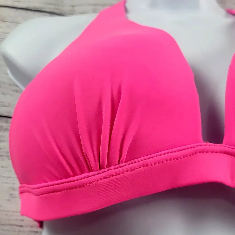 Tahiti Neon Pink Bikini Swimsuit‎ Size S